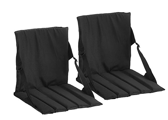 2 Pack Coleman Stadium Seat,Black