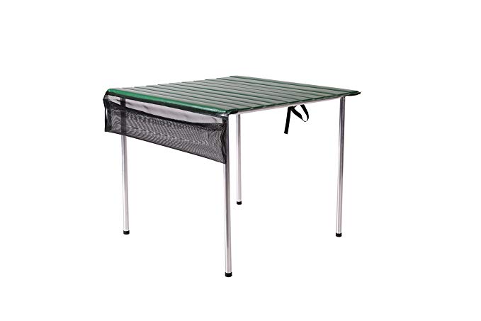 Camp Time, Roll-a-Table, Green, Fold Up Roll Out Table Top, Compact, Portable, USA Made …