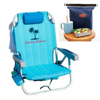 Tommy Bahama 2016 Beach Chair Bundle With De Reve Cooler Bag