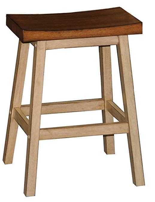 Winners Only Quails Run 24 in. Saddle Counter Stool - Set of 2