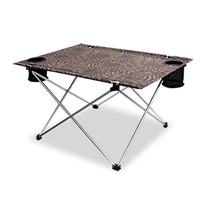 Aluminum Compact Portable Event Camping Picnic Table With Carrying Bag