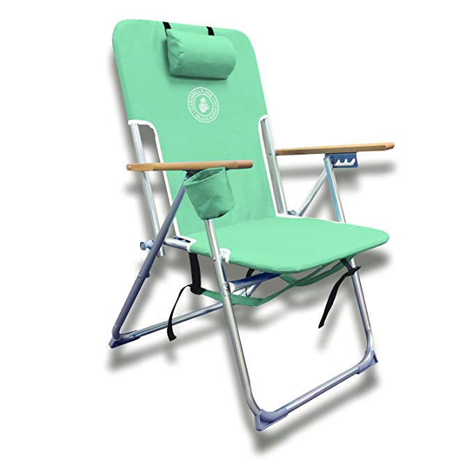 Caribbean Joe CJ-7779MN Camping Chair, Mint