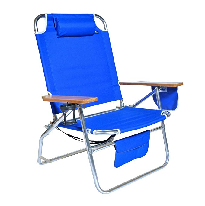 Big Jumbo Heavy Duty 500 lbs XL Aluminum Beach Chair for Big & Tall