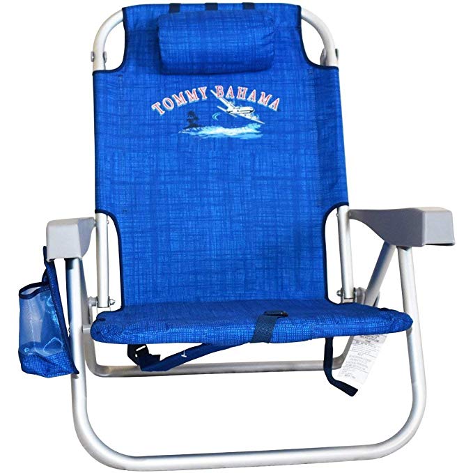 Tommy Bahama Light Blue Backpack Cooler Chair