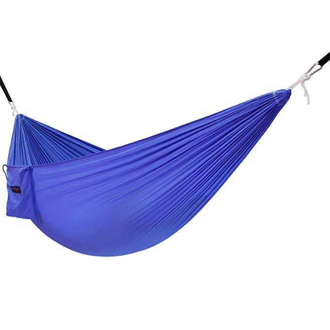 Yes4All Lightweight Camping Hammock with Strap & Carry Bag – Multi Color Available (Double)