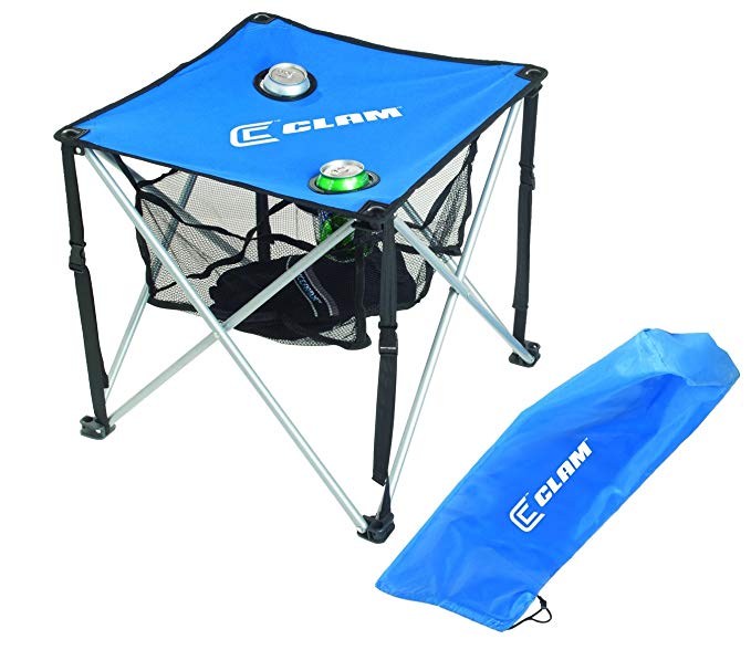 Clam 9180 Quick-Pack Table Square with Carry Case