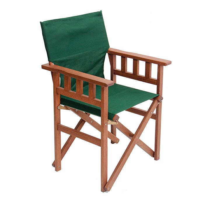 Pangean Campaign Chair, Hardwood Keruing Wood, Hand-Dipped Oil Finish, Perfect for Patio/Deck, Matching Furniture, Folding/Portable, 20