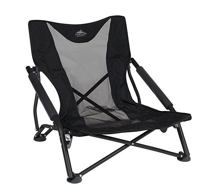 Cascade Mountain Tech Compact Low Profile Outdoor Folding Camp Chair