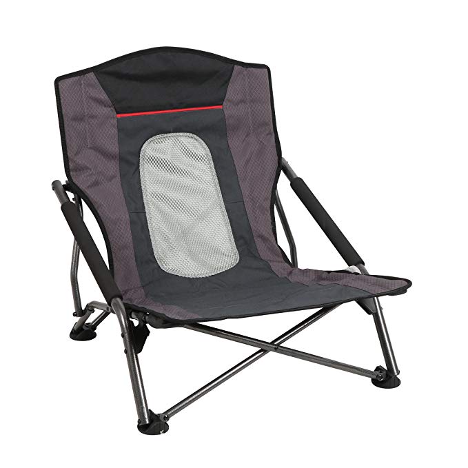 PORTAL Lightweight Low Gravity Mountaineer Folding Camp Chair with Carrying Bag