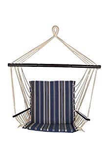 Bliss Hammocks BHC-482 Metro Hammock Chair, Blue Stripe