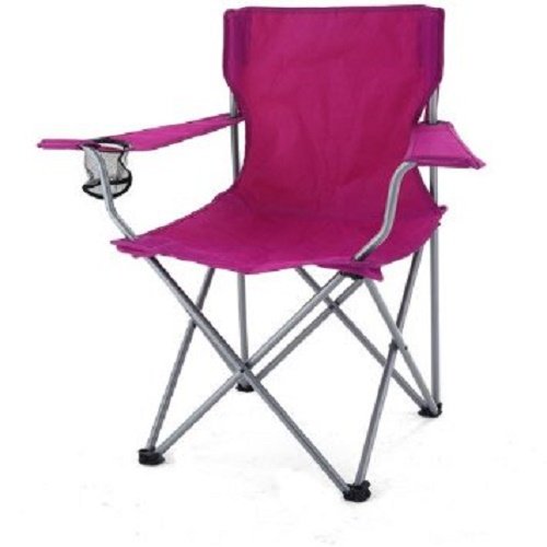 Ozark Trail Camp Chair w/ Carrying Case, Raspberry