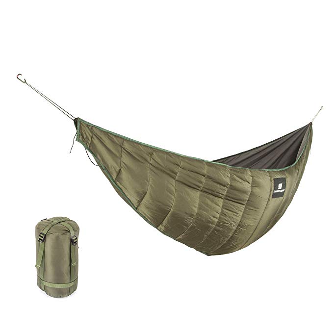 KING SHOWDEN Hammock Underquilt Lightweight Camping Double Winter Sleeping Bag Under Quilt Blanket Ultralight Underquilt Keep Your Warmer Saves Space Portable