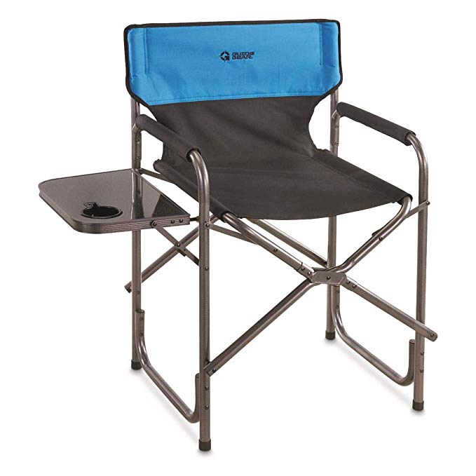 Guide Gear Oversized Tall Directors Chair, Blue, 500-lb. Capacity