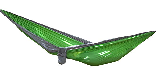 Happy Hammock Co. Double Parachute Silk Camping Hammock for Two by Super Portable & Easy for Beach