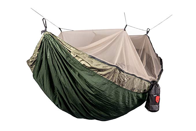 Grand Trunk Skeeter Beeter Pro Mosquito Hammock: Portable Bug Prevention Hammock with Carabiners and Hanging Kit - Perfect for Outdoor Adventures, Backpacking, and Camping Trips