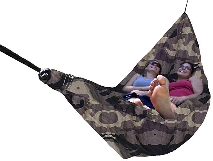 Trek Light Gear Double Hammock - The Original Brand of Best-Selling Lightweight Nylon Hammocks - Use for All Camping, Hiking, and Outdoor Adventures