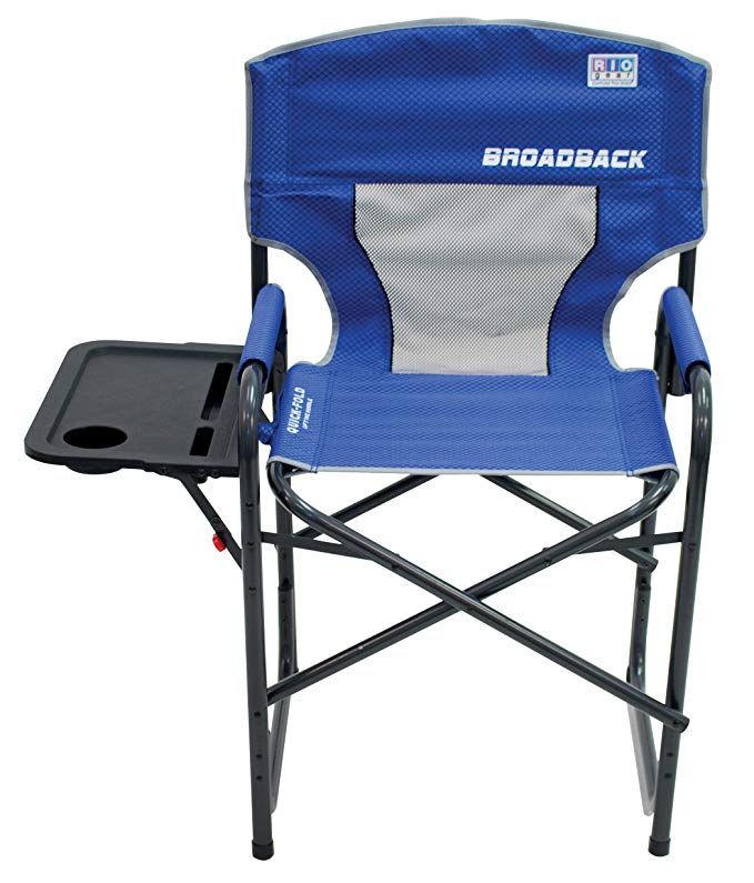 RIO Gear Broadback Oversized Director's Chair, Blue