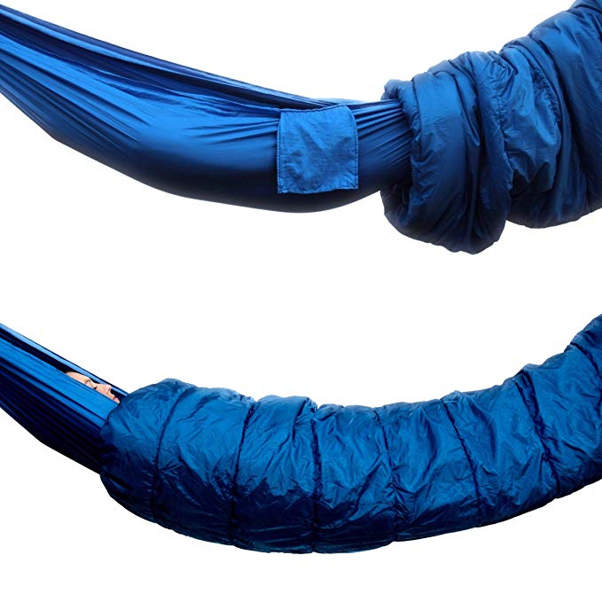 Worldling WATERPROOF 30 DEGREE Hammock Sleeping bag, Underquilt, Pod system, Technical blanket, INCLUDED WITH Tree straps and Hammock