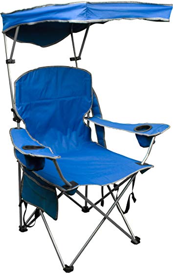 Quik Shade Adjustable Canopy Folding Camp Chair