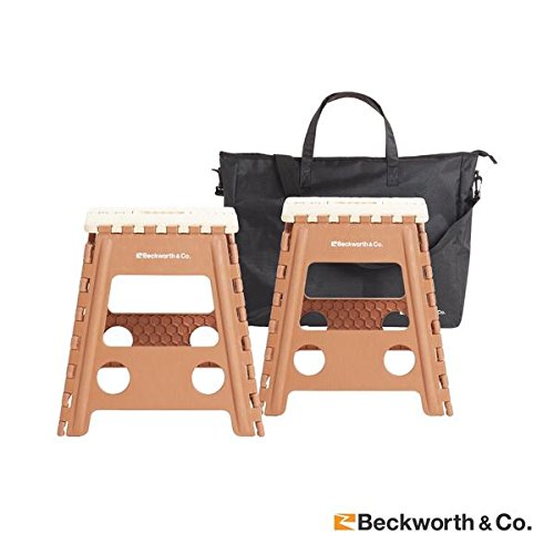 Beckworth & Co. SmartFlip Multipurpose Camping and Step Stools with Carrying Case