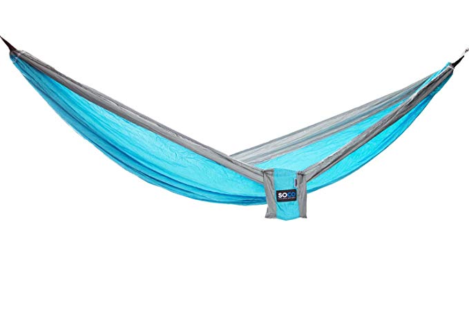 SOCO Double Hammock Combo (with 12FT straps + Carabiners)