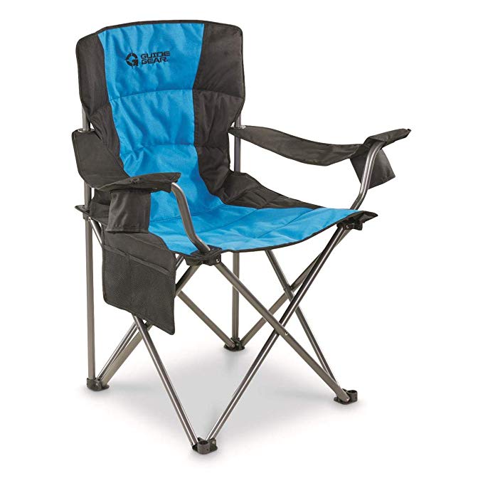 Guide Gear Oversized King Camp Chair, 500 lb. Capacity, Blue