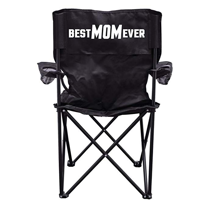 VictoryStore Outdoor Camping Chair -Best Mom Ever Camping Chair with Carry Bag