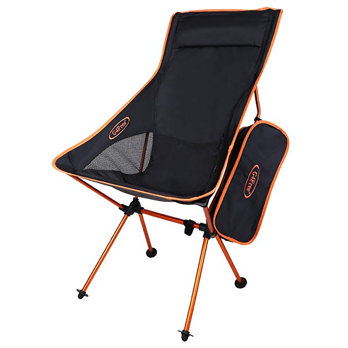 G4Free Lightweight Portable Chair Outdoor Folding Backpacking Camping Lounge Chairs For Sports Picnic Beach Hiking Fishing