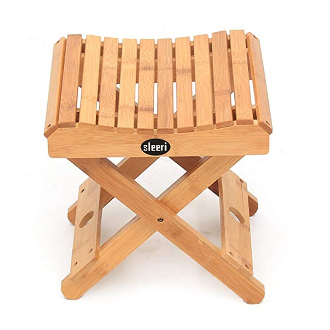 Small Portable Foldable Stool Folding Chair Seat for Kids Fishing Shower Garden