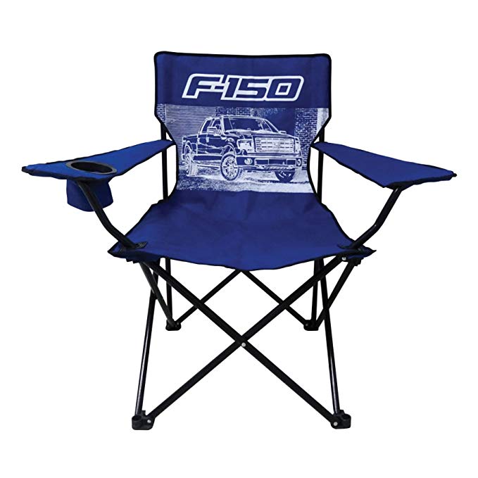 Ford F-150 Truck Big Man Camp Chair with Cup Holder