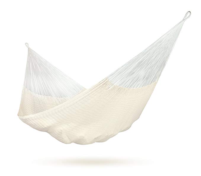 LA SIESTA Mexicana Écru - Cotton Kingsize Mayan Net Hammock