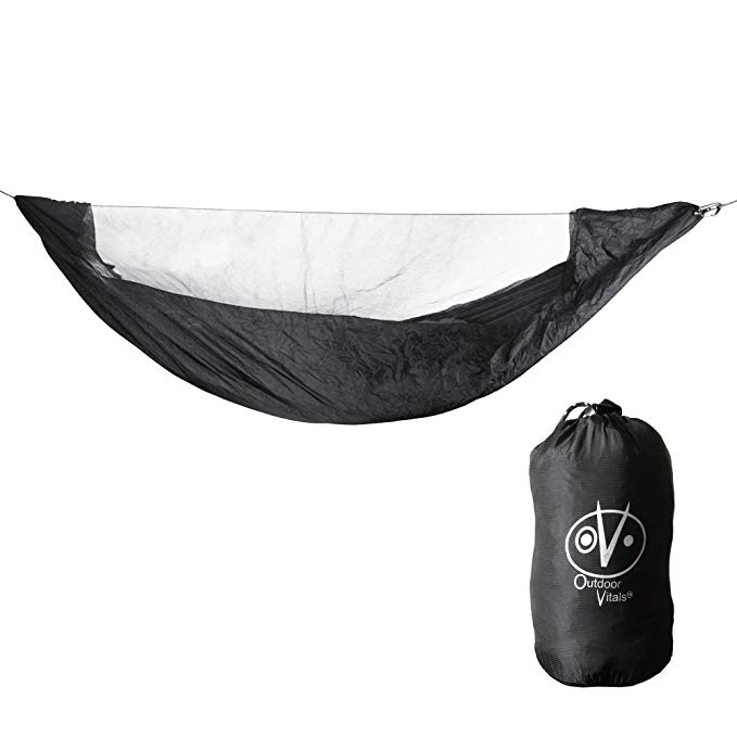 Outdoor Vitals Ultralight Hammock Bug Net With Underside and Side Splash Protecton