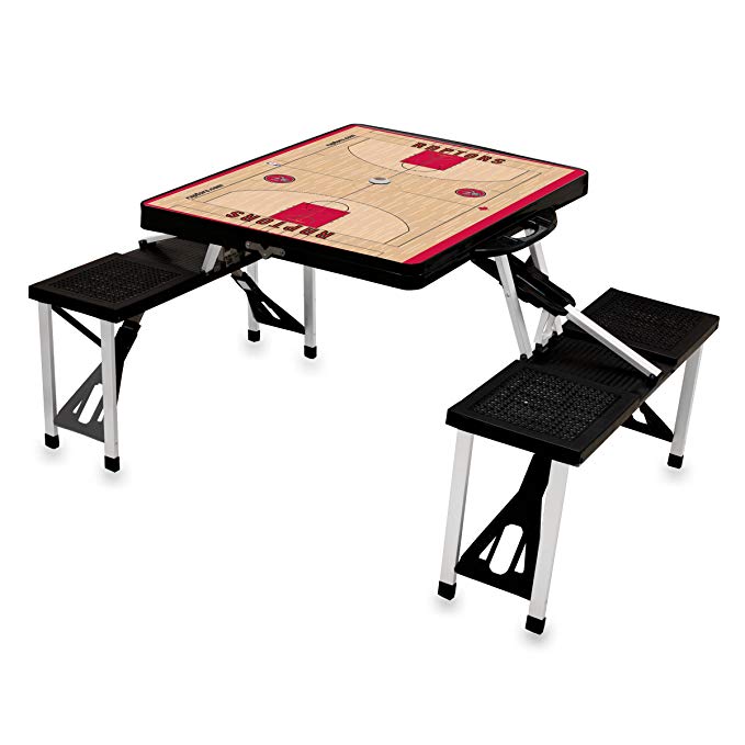 PICNIC TIME NBA Basketball Court Design Portable Folding Table/Seats