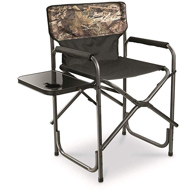 Guide Gear Oversized Mossy Oak Break-Up Country Camo Tall Director's Chair, 500 lb. Capacity