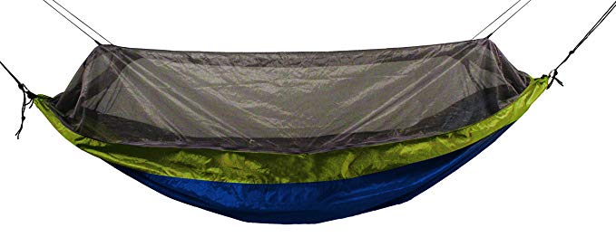 Equip Outdoors Hammock Bug Mosquito Net with Water Resistant Nylon, Quick Easy Setup